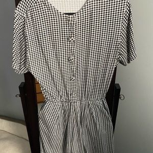 Vintage B/W Romper